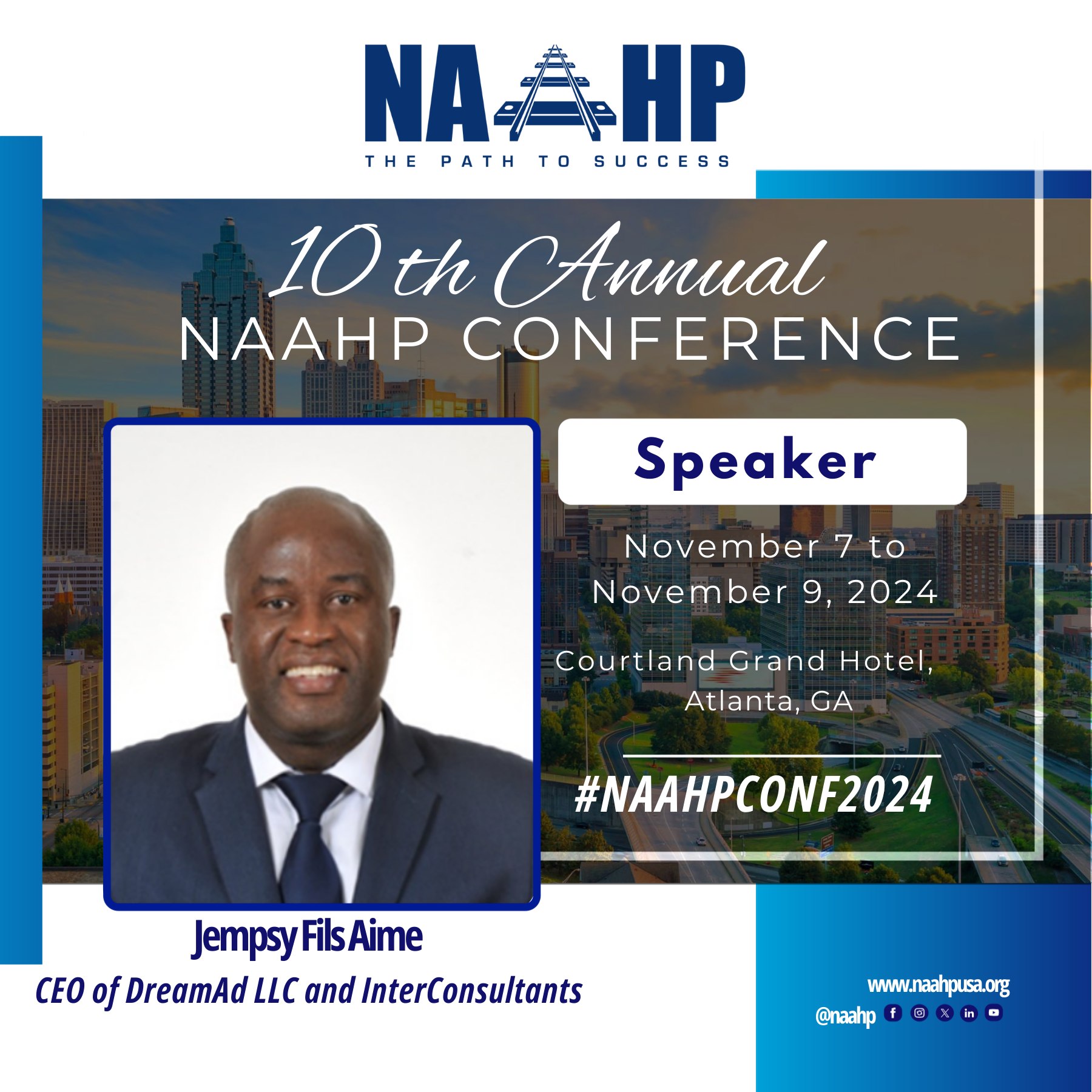 We’re thrilled to announce Jempsy Fils-Aime as one of the speakers at The 10th Annual NAAHP Conference!